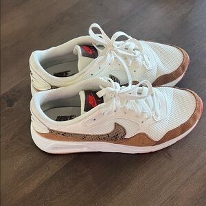 Nike Tennies with Suede & Snakeskin